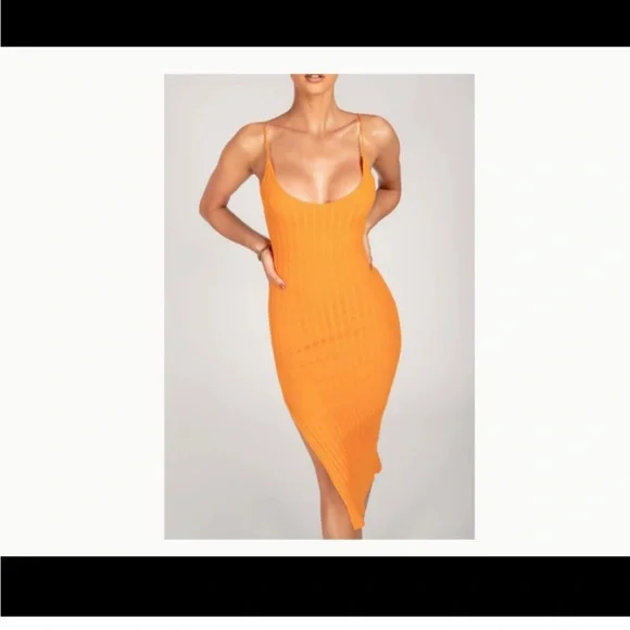 Meshki rib knit midi dress NWT - Picture 2 of 3